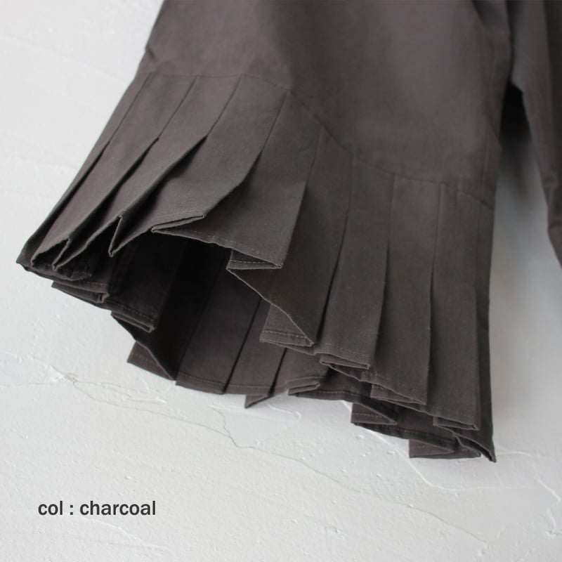 SUSURI ススリ フルッターパンツ #ecru , charcoal , black 【送