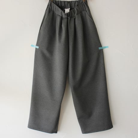 ARTE POVERA アルテポーヴェラ　ポルテックスポンチ2タックワイドパンツ　#ダークグレー