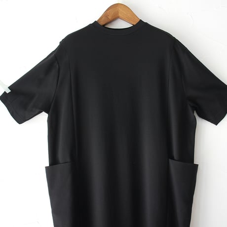 **再入荷・SuKiMs別注丈あり** atelier naruse アトリエナルセ　cotton punch box one-piece コットンポンチボックスワンピース　#ブラック