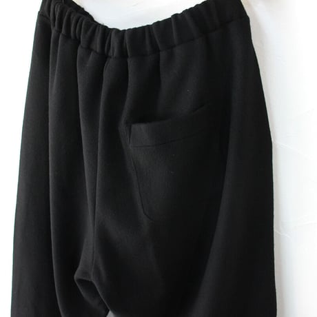 maomade マオメイド　カシミアブレンドやわらかライトメルトンパンツ　#ネイビー、ブラック
