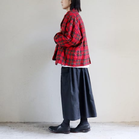 atelier naruse アトリエナルセ　ウールコットンタータンチェックテーラードジャケット wool cotton tartan check tailored jacket
