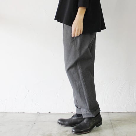 TRAVAIL MANUEL トラバイユマニュアル　コンパクトチノストレッチノームパンツ　【送料無料】