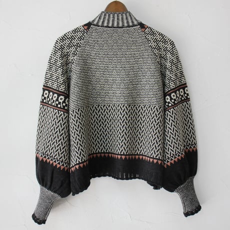 ASEEDONCLOUD アシードンクラウド　Kigansai Knit Blouse #black 【送料無料】
