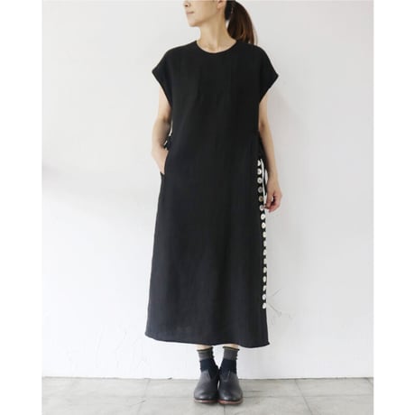 SUSURI ススリ　ティアフルドレス　#beige,black 【送料無料】