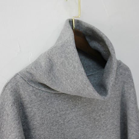 **またまた再入荷** Linenya リネンヤ　裏起毛ボリュームネックプルオーバー　#グレー　【送料無料】