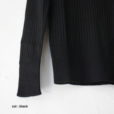 SUSURI ススリ　ポエータハイネックセーター　#black . dark navy . sand . off white  【送料無料】