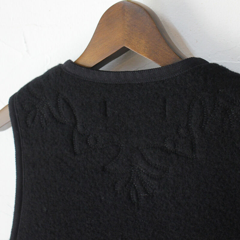 ASEEDONCLOUD アシードンクラウド Kigansai wool fleece ves ASEEDONCLOUD アシードンクラウド Kigansai wool fleece ves