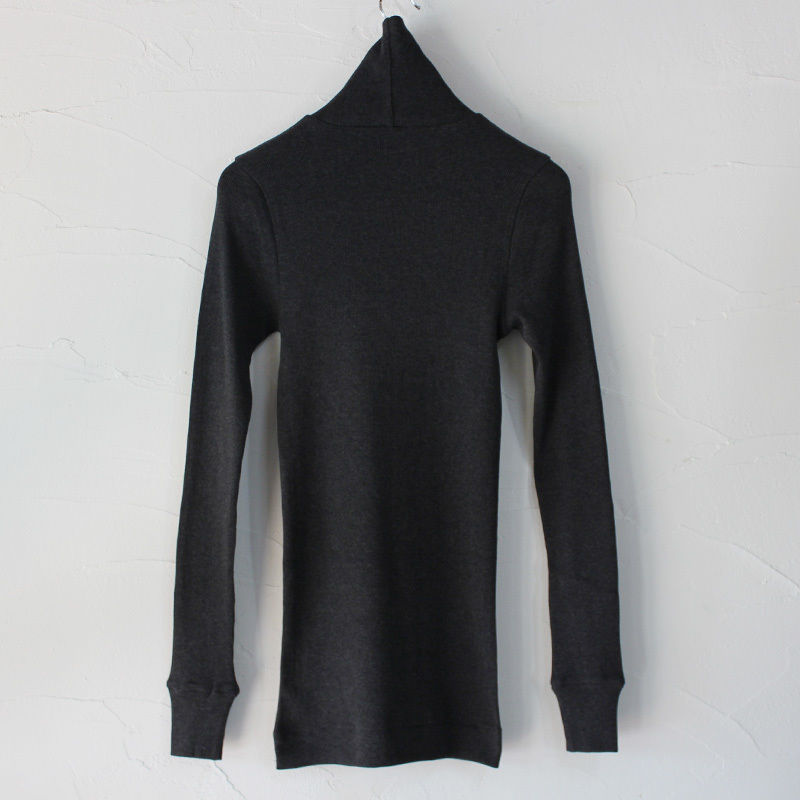 色欠け再入荷** homspun ホームスパン 40/1丸胴テレコタートルネック