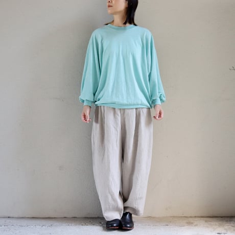 atelier naruse アトリエナルセ　コットンスラブバルーンカットソー　cotton slub balloon cut&sewn