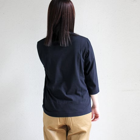 **2026秋冬分到着** homspun ホームスパン　30/1天竺7分袖Tシャツ