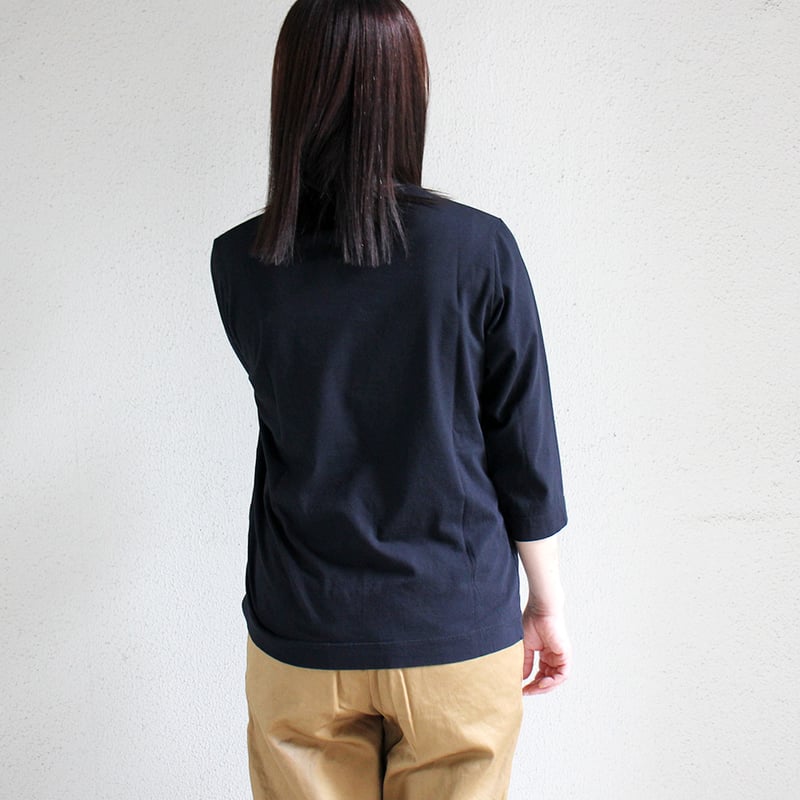 2026秋冬分到着** homspun ホームスパン 30/1天竺7分袖Tシャツ | su