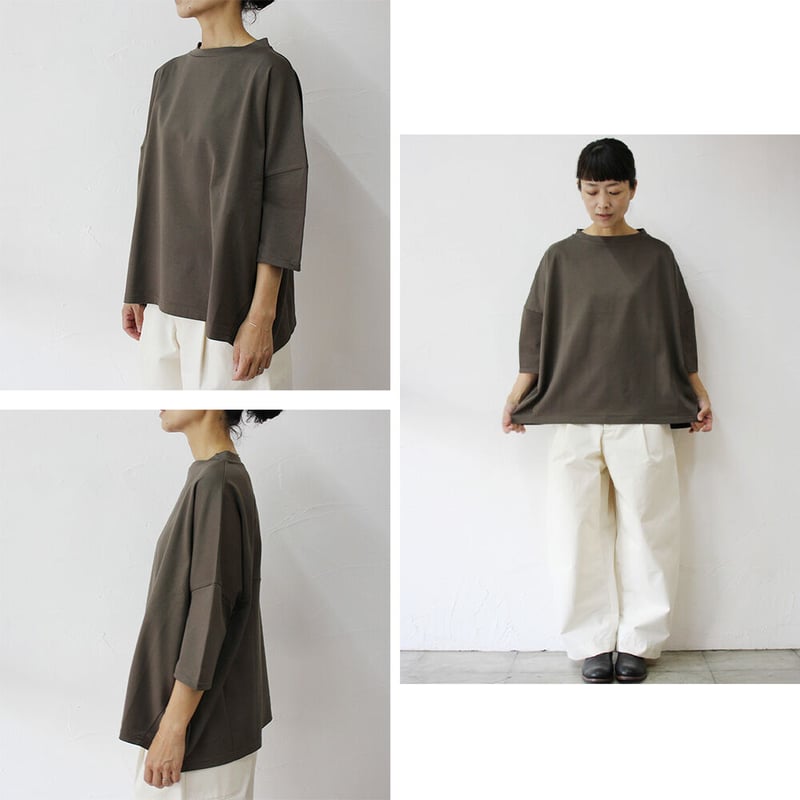 またまたまた再入荷** Linenya リネンヤ デラヴェ7分袖Tシャツ | sukim...