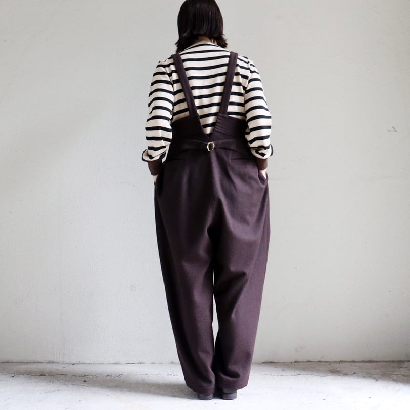 SUSURI ススリ ムースパンツ #brown,navy 【送料無料】 | sukima-スキマ