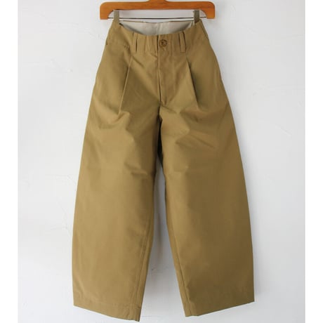 ASEEDONCLOUD アシードクラウド HandWerker Wide Trousers ウェザークロスワイドトラウザー　#カーキ　【送料無料】