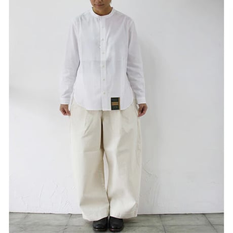 **またまた再入荷** sasanqua by trees サザンカバイツリース　カツラギバナナトラウザー　#アイボリー、ベージュ　【送料無料】
