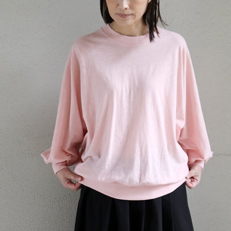 atelier naruse アトリエナルセ　コットンスラブバルーンカットソー　cotton slub balloon cut&sewn
