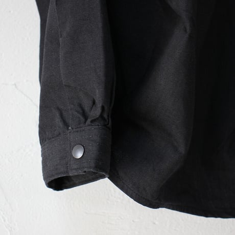 **再入荷** FUNSET OF ART ファンセットオブアート　WAGESAプルシャツ　＃ブラック　【送料無料】