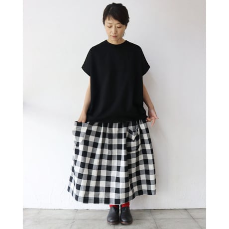 **再入荷** TRAVAIL MANUEL トラバイユマニュアル　コンパクト天竺コクーンTシャツ　#グレー、ブラック、チャコールブラウン