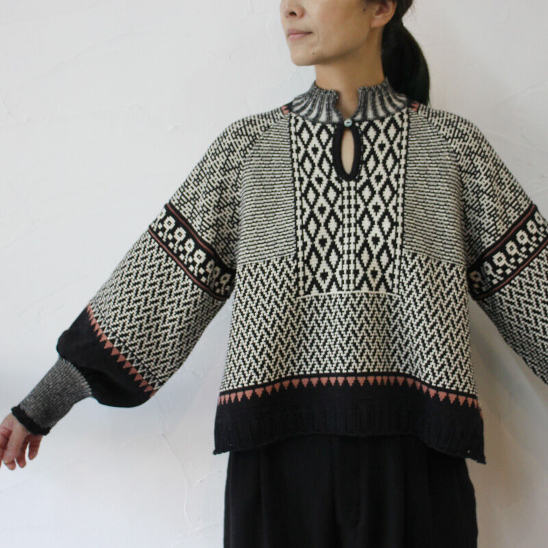 ASEEDONCLOUD アシードンクラウド Kigansai Knit Blouse #bl