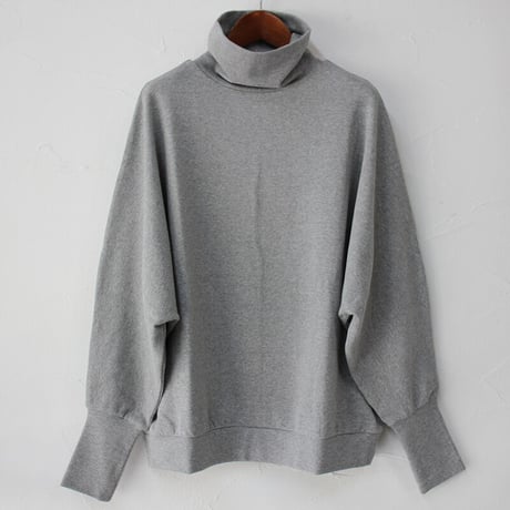 **再入荷** Linenya　リネンヤ　ミリタリー復刻フライスハイネックプルオーバー　#グレー、ネイビー　【送料無料】