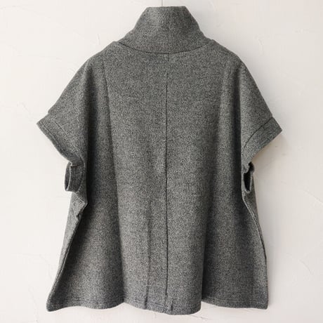**TOPネイビーのみ再入荷** LinenYa リネンヤ　ハイネックニットベスト　#TOPネイビー、ネイビー、ブラウン　【送料無料】