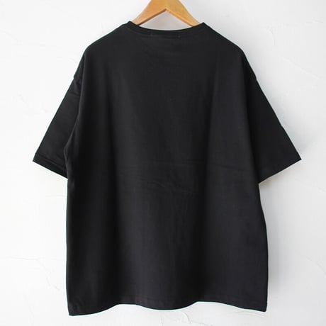 **再入荷**anme アンヌ　Dinner柄半袖Tシャツ　#ブラック