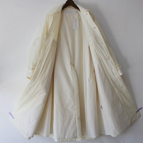 ASEEDONCLOUD アシードンクラウド　Sankayo embroidery quilt Laboratory coat #Ivory  【送料無料】