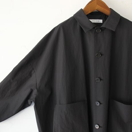 **再入荷** atelier naruse アトリエナルセ　コットンナイロンタフタフーデットコート　cotton nylon taffeta hooded coat