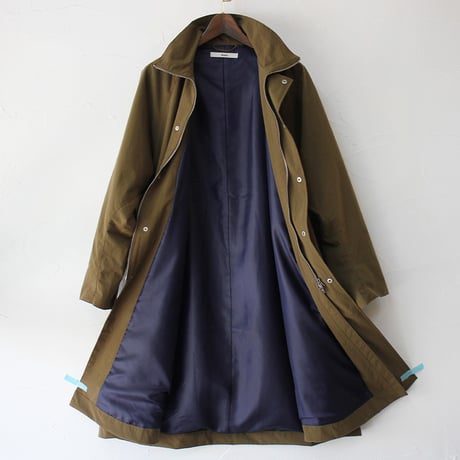 amne アンヌ　NYLON covered coat　カバーコート #Coyote 【送料無料】