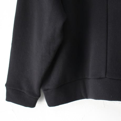 **再入荷** Linenya リネンヤ　ソフト裏毛コットンパーカー　#ブラック　【送料無料】