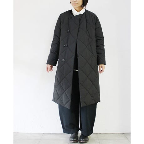 TRAVAIL MANUEL トラバイユマニュアル　中綿キルティングラグランコート　#ブラック、グレー、オリーブ　【送料無料】