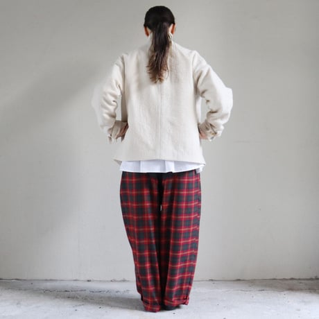 ASEEDONCLOUD アシードンクラウド　Foggy wool Sankayo jacket #off white 【送料無料】