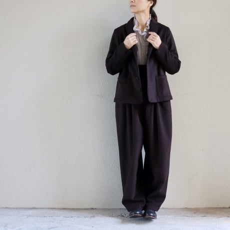 SUSURI ススリ　ペイジージャケット　#brown　【送料無料】