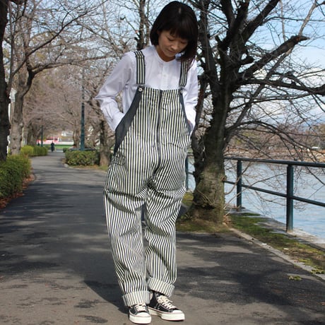 FUNSET OF ART ファンセットオブアート　ヒッコリーフィッシャーマンオーバーオール　#インディゴ