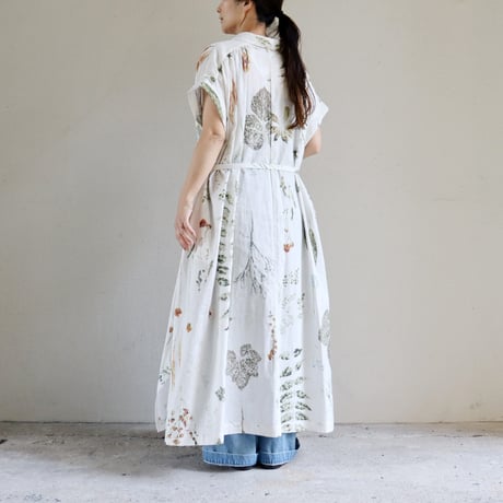 ASEEDONCLOUD アシードンクラウド plant memories print assimilate plants dress  #off white