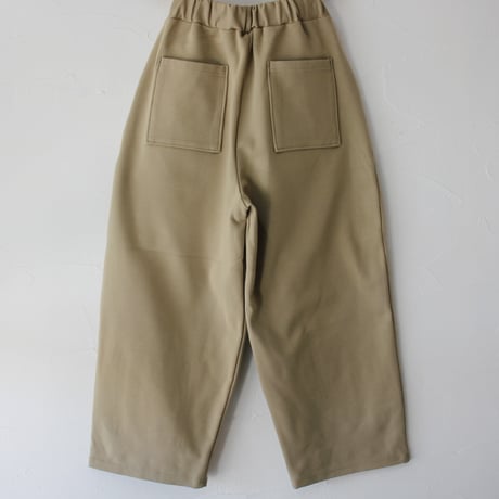 ARTE POVERA アルテポーヴェラ　ポンチ裏起毛2タックワイドパンツ　#ベージュ