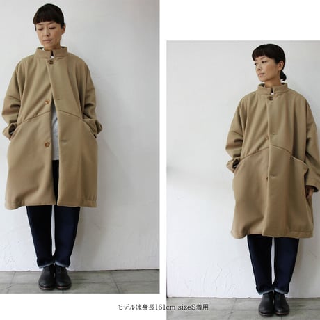 **追加分到着** FUNSET OF ART ファンセットオブアート　別注ウールビーバーTAISHOコート　#キャメル 【送料無料】