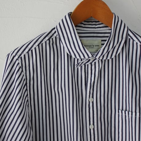 sasanqua by trees サザンカバイツリース　SunnyWorkShirts サニーワークシャツ　#ホワイト、ホワイトｘネイビー　【送料無料】