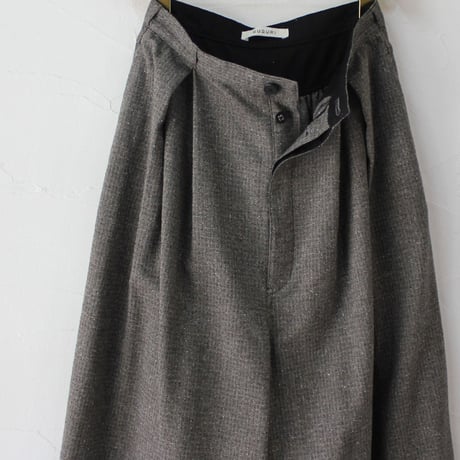 SUSURI ススリ　ピザントパンツ　#smoky brown　【送料無料】