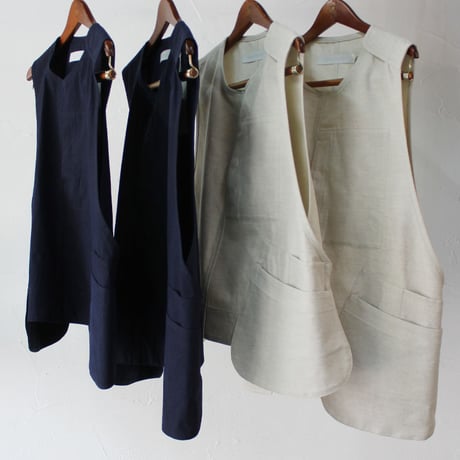 ASEEDONCLOUD　アシードンクラウド　working typewriter cloth seeding vest #indigo　【送料無料】