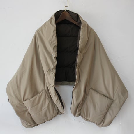 miffew ミフュー　REVERSIBLE DOWN CAPE　リバーシブルダウンケープ　【送料無料】