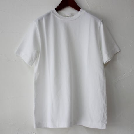 homspun ホームスパン　40/2天竺半袖Tシャツ　#サラシ、チャコール、ブラック