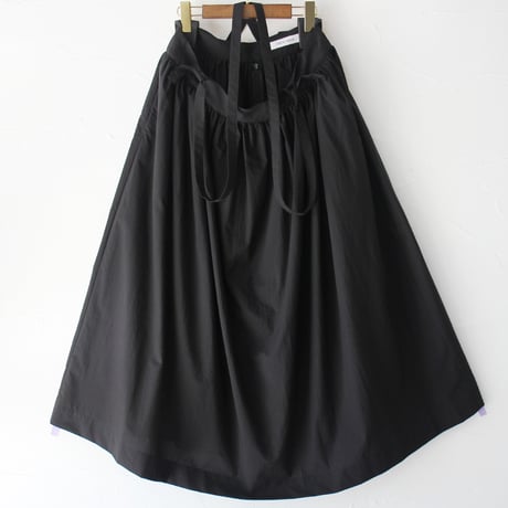 atelier naruse アトリエナルセ　コットンサスペンダースカート　cotton suspender skirt　#キャメル、ブラック