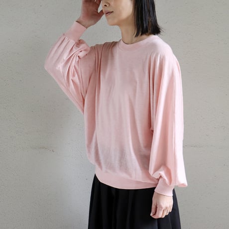 atelier naruse アトリエナルセ　コットンスラブバルーンカットソー　cotton slub balloon cut&sewn