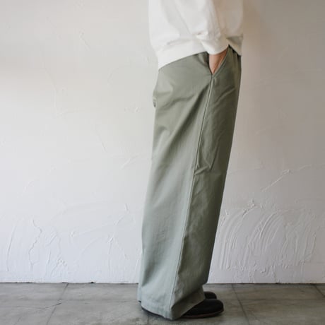 TRAVAIL MANUEL トラバイユマニュアル　クラシックウェポンNEWベースパンツ　#セージ