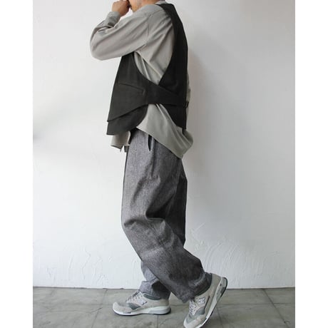 ASEEDONCLOUD アシードンクラウド　Immunity cloth Reseacher waistcoat #Dark brown 【送料無料】
