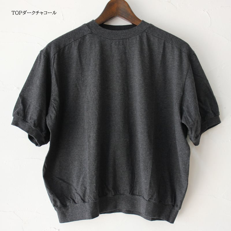 2026春夏分到着** homspun ホームスパン 30/1天竺クルーネックプル