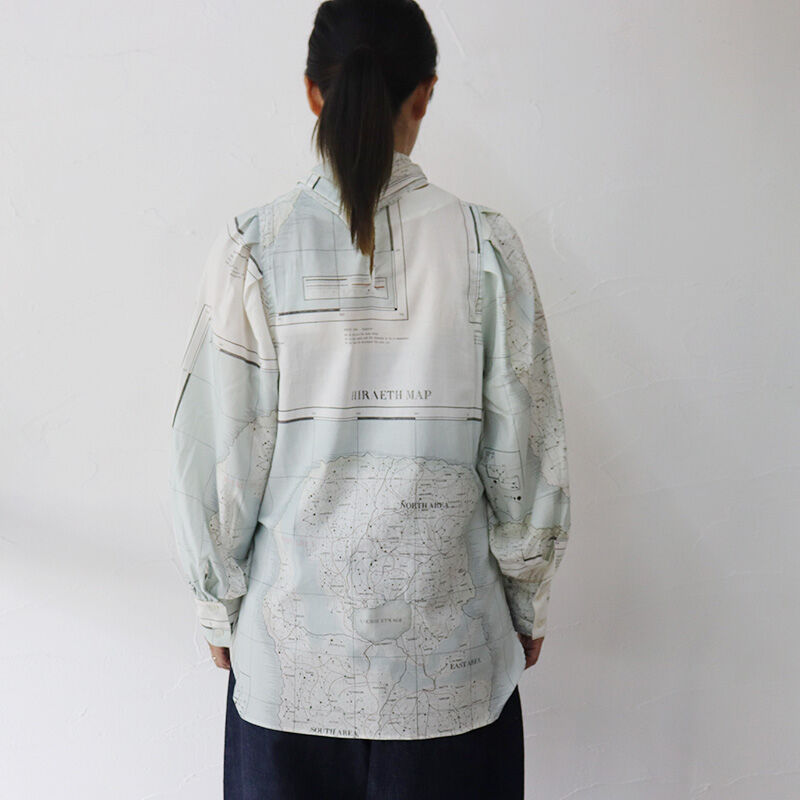 ASEEDONCLOUD アシードンクラウド Hiraeth map print Zephyr