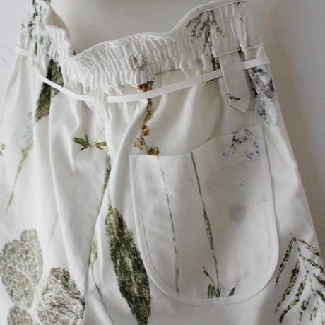 ASEEDONCLOUD アシードンクラウド plant memories print shokuonshitsu short trousers