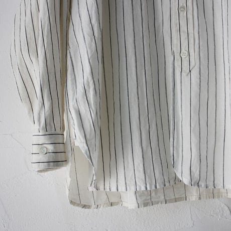 ARTE POVERA アルテポーヴェラ　コットンストライプMIXスタンドシャツ　【送料無料】